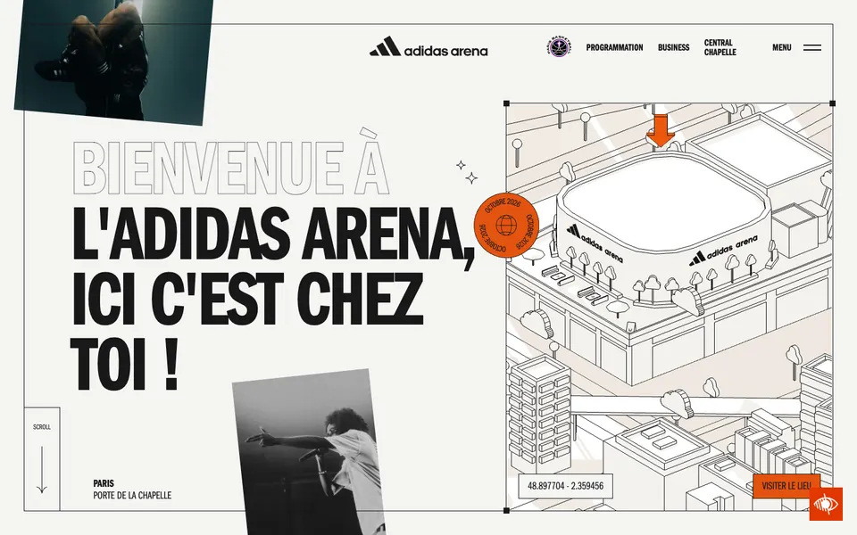 Adidas Arena: poster