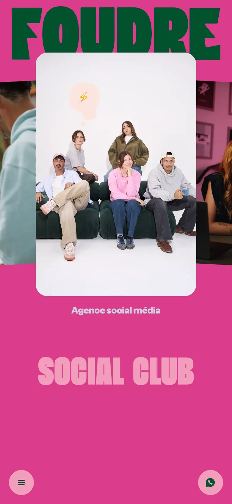 Agence social média, phone capture