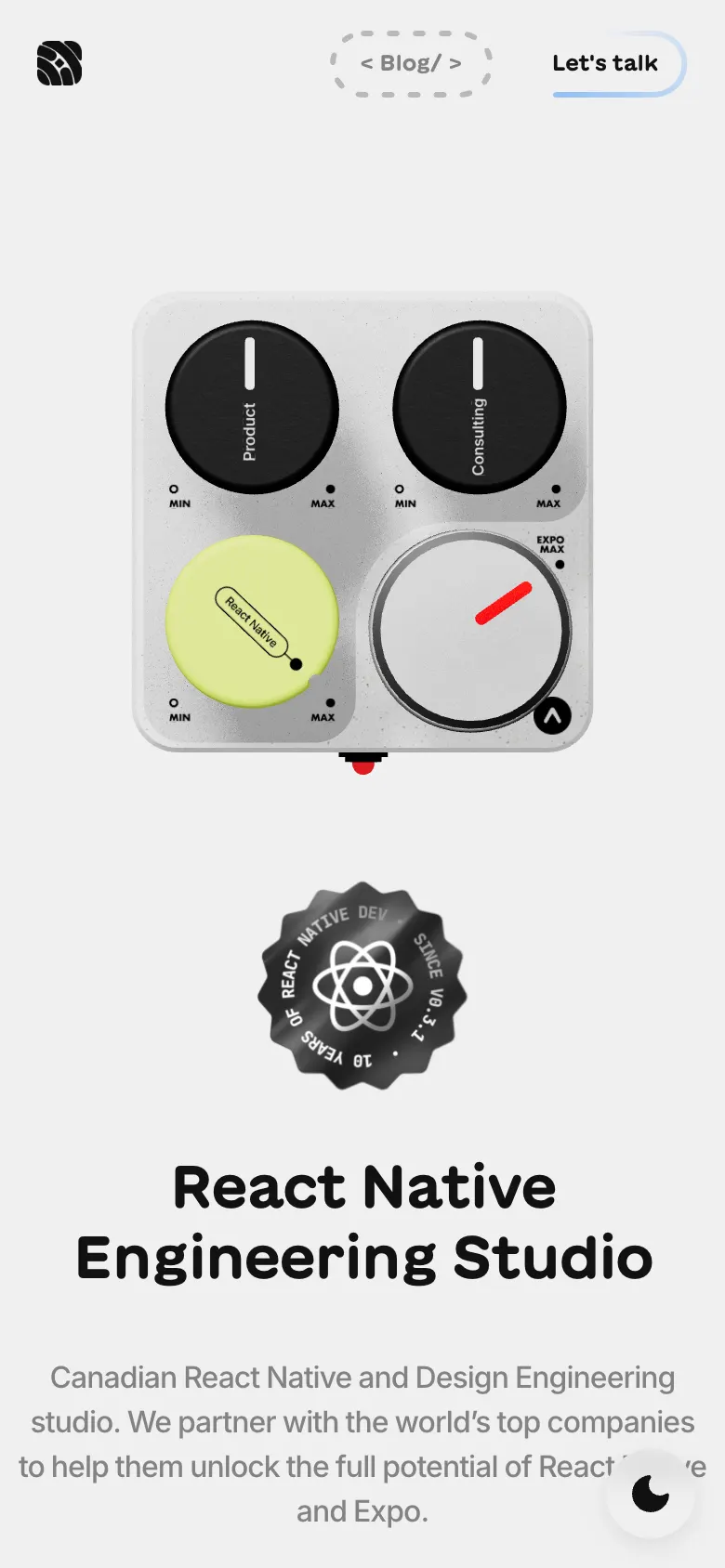 React Native Engineering Studio, phone capture
