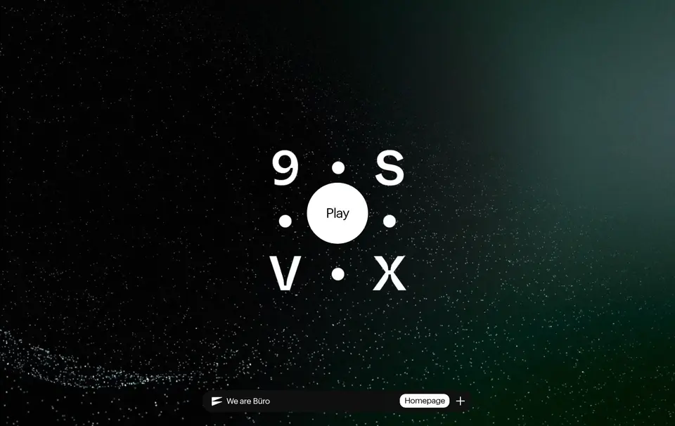 Büro: Lenis smooth scroll, settles in about 0.7 s, pinned, parallax about 0.2× · ease-out