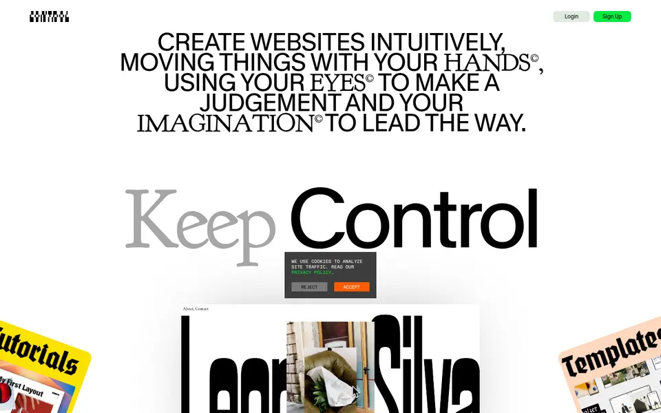 Control: Native scroll, pinned