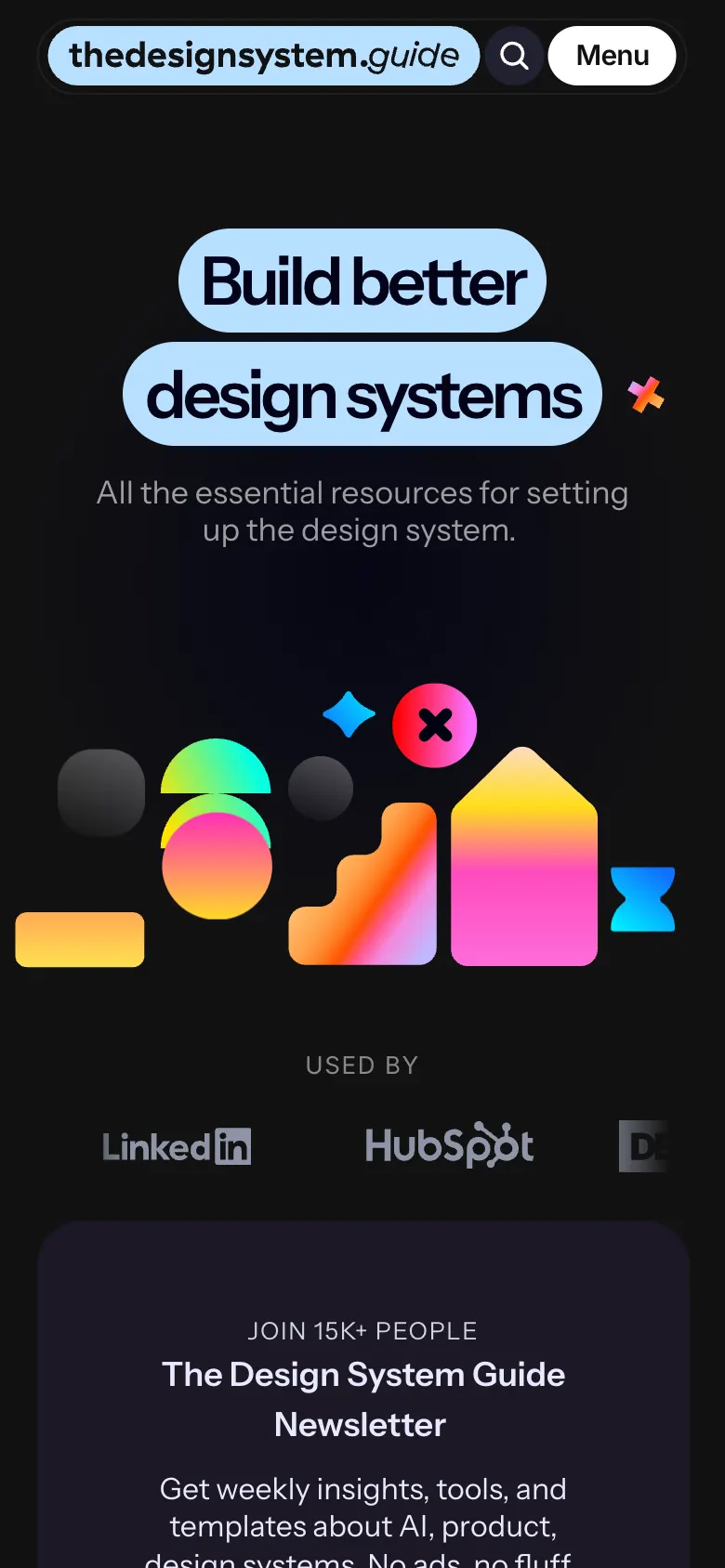 The Design System Guide, phone capture