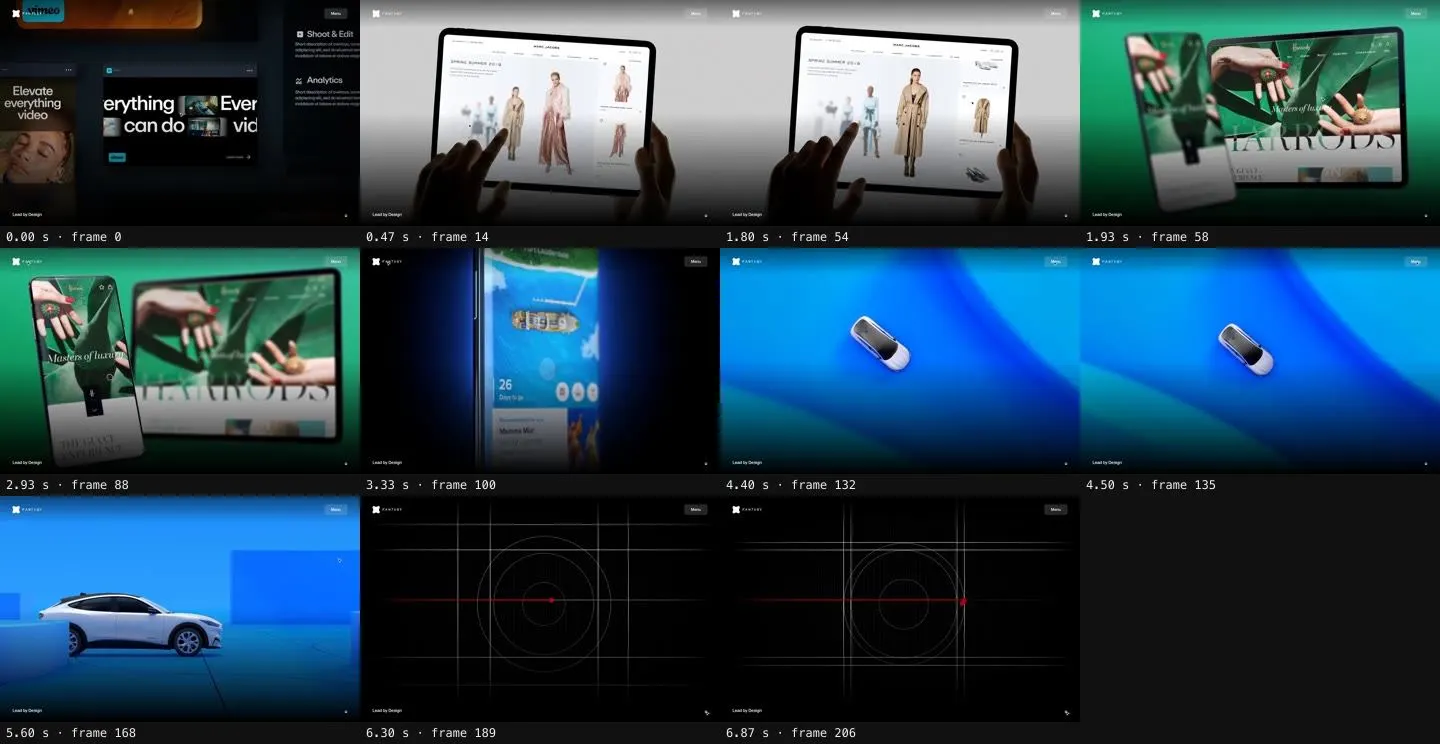 Fantasy, Hover key frames at 1440 px