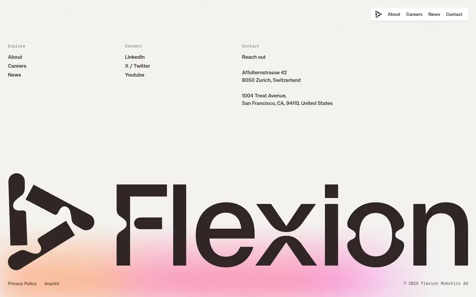 Flexion: easeOutQuint · 1.37 s