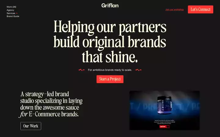 griflan.com, Scroll, 1440 px, 11 s, poster
