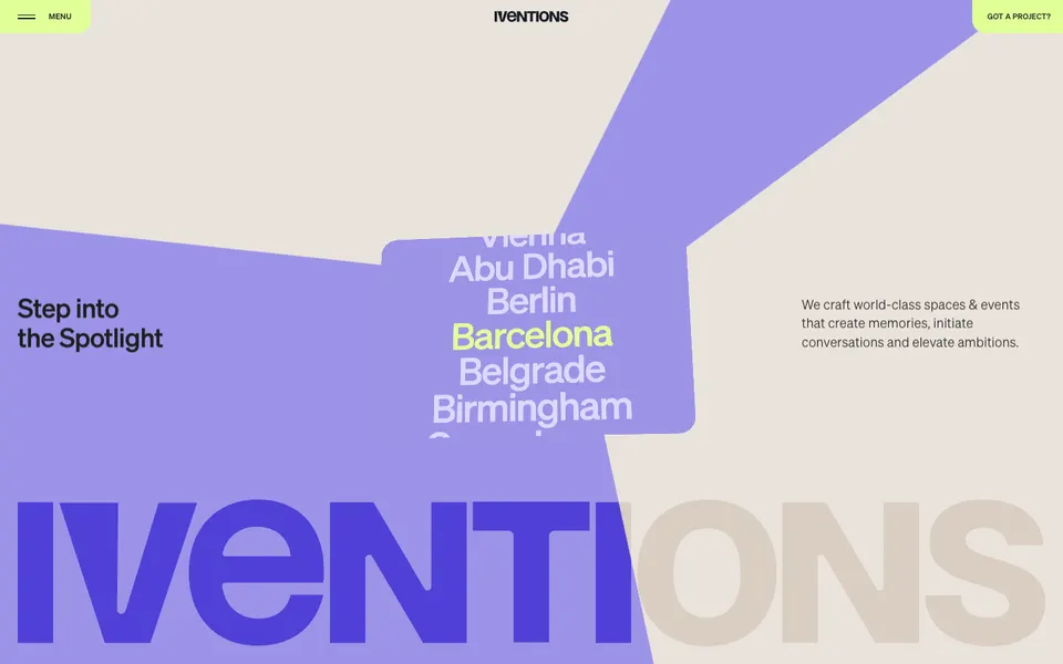 Iventions, First view at 1440 px