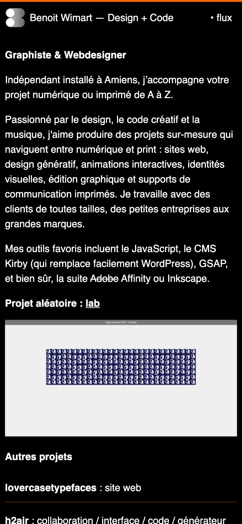 Benoit Wimart, phone capture