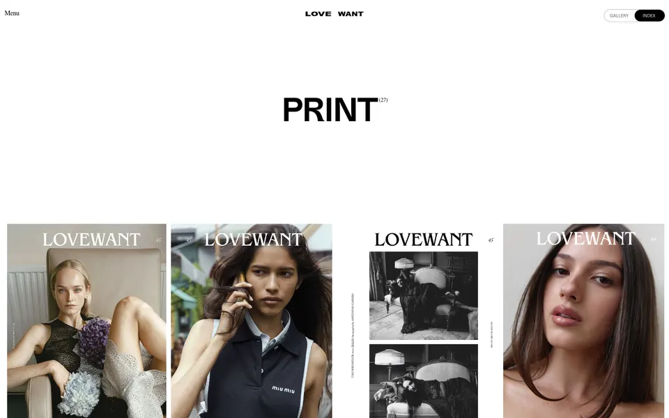LOVE WANT, First view at 1440 px