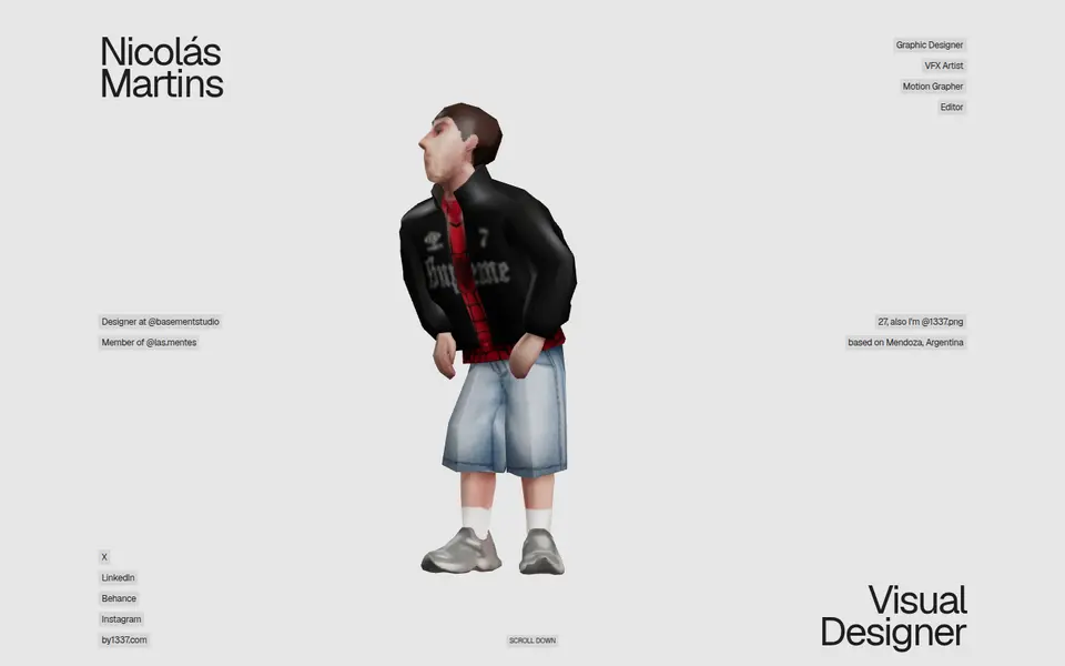 Nicolás Martins: Native scroll · 3 s