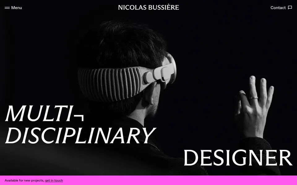 Nicolas Bussière: easeOutQuad · 420 ms
