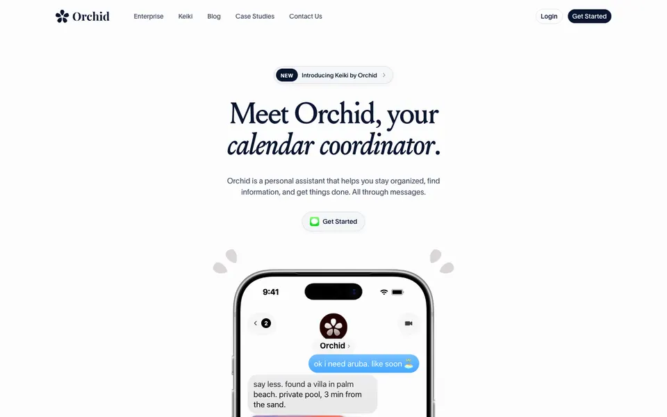 Orchid: poster