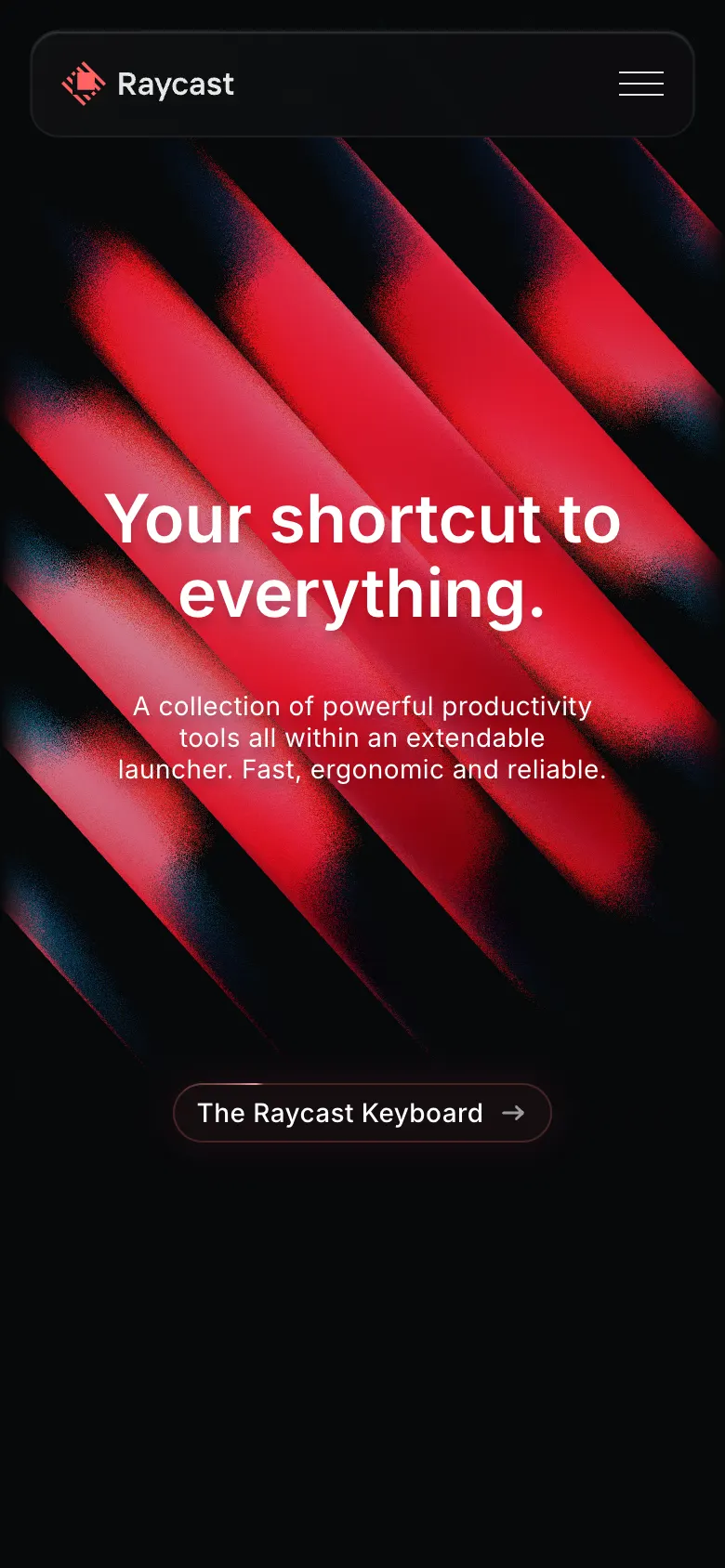 Raycast, phone capture
