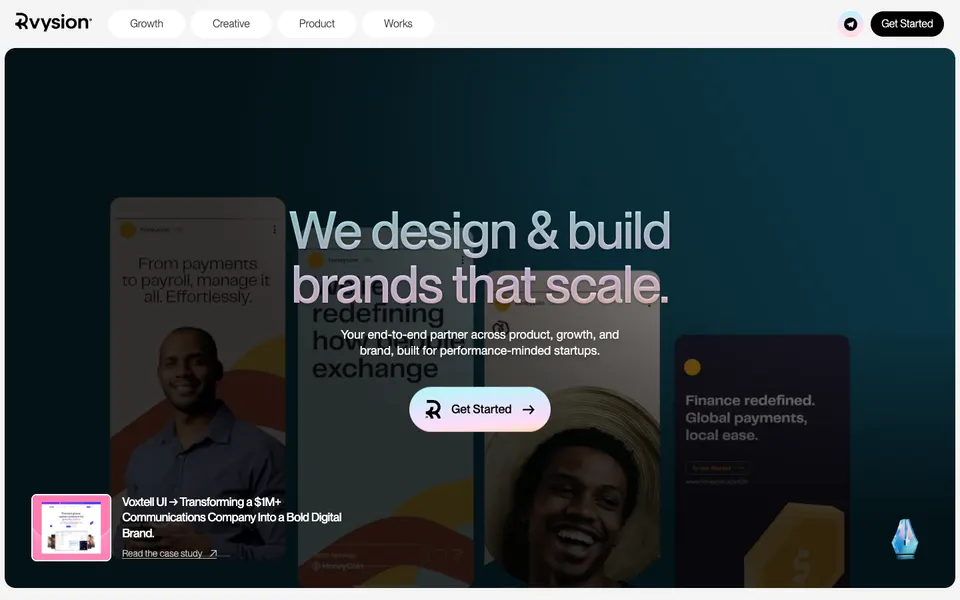 RVYSION, First view at 1440 px