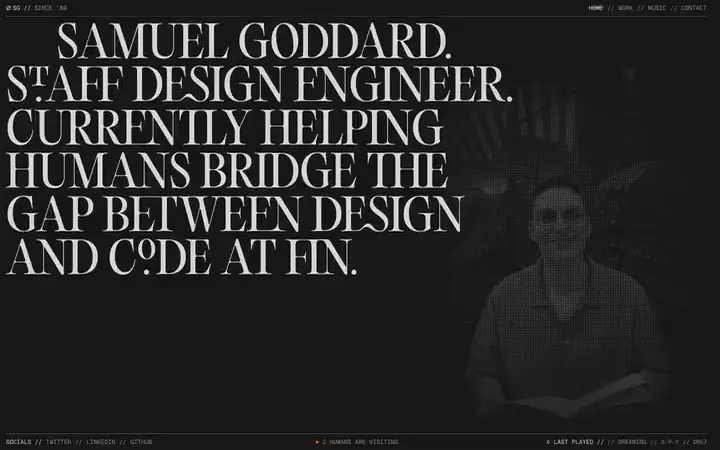 Samuel Goddard, Scroll, 1440 px, 7 s, poster