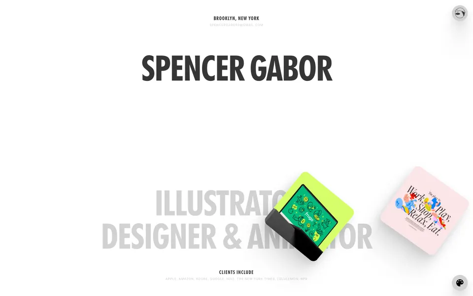 spencergabor.work: poster