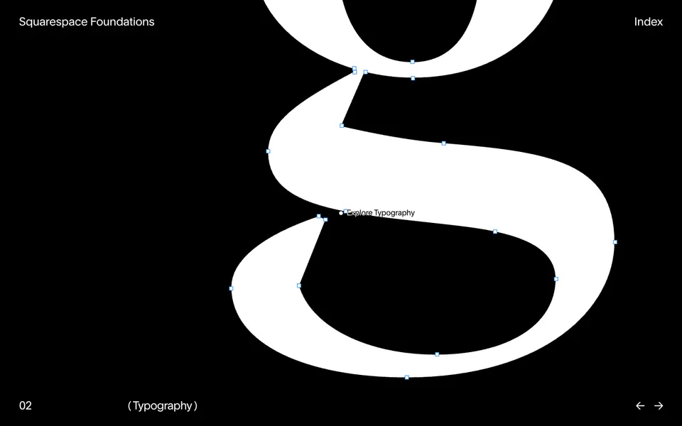Squarespace Foundations, First view at 1440 px