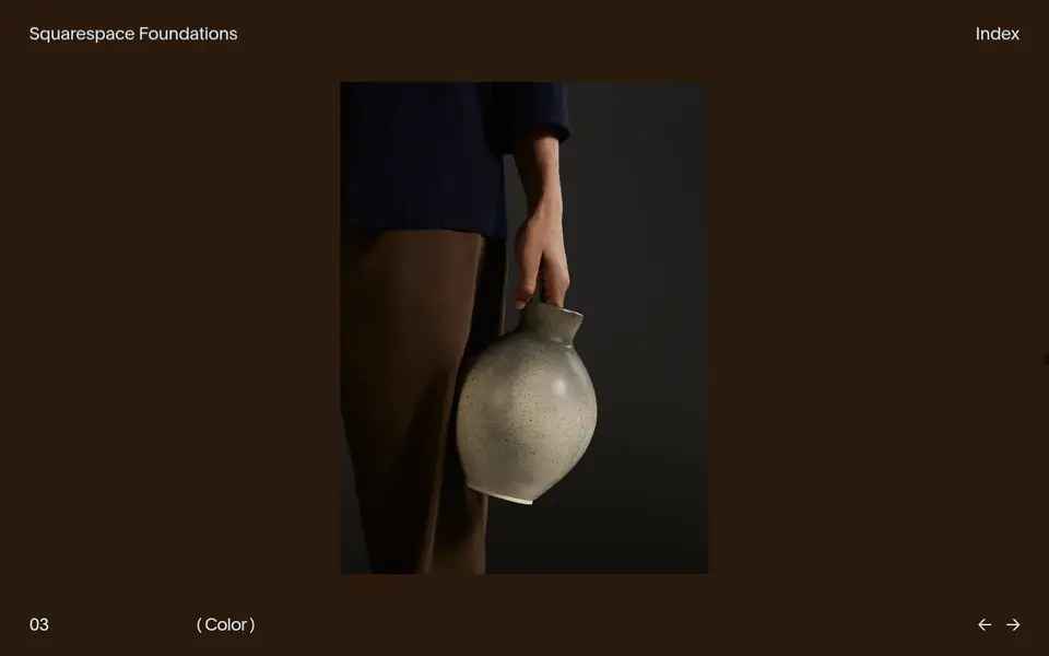 Squarespace Foundations: ease-out · 430 ms