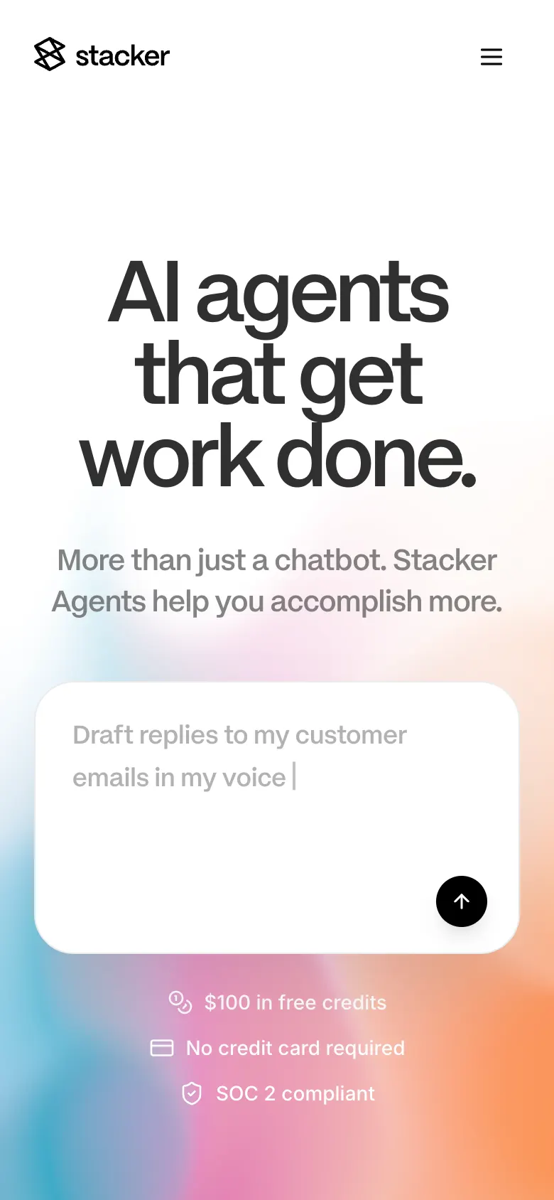 Stacker, phone capture
