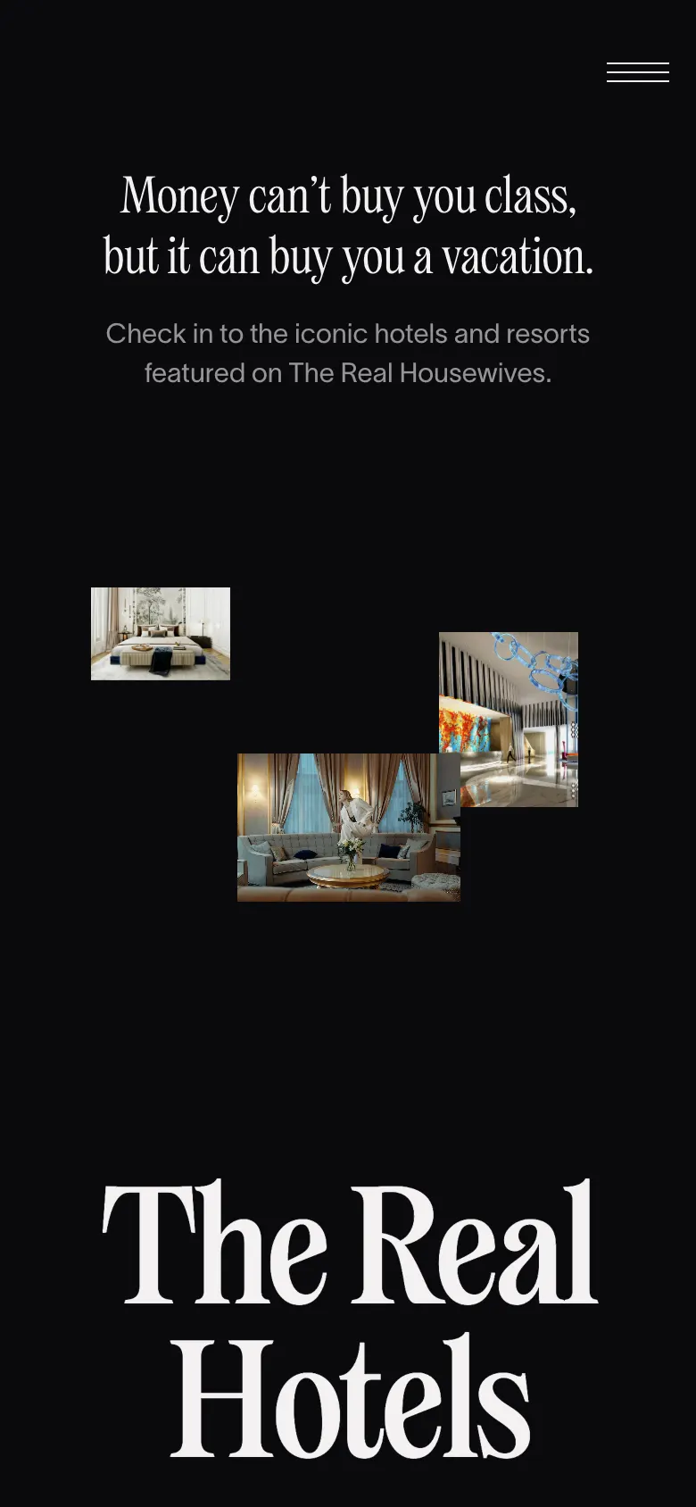 The Real Hotels, phone capture