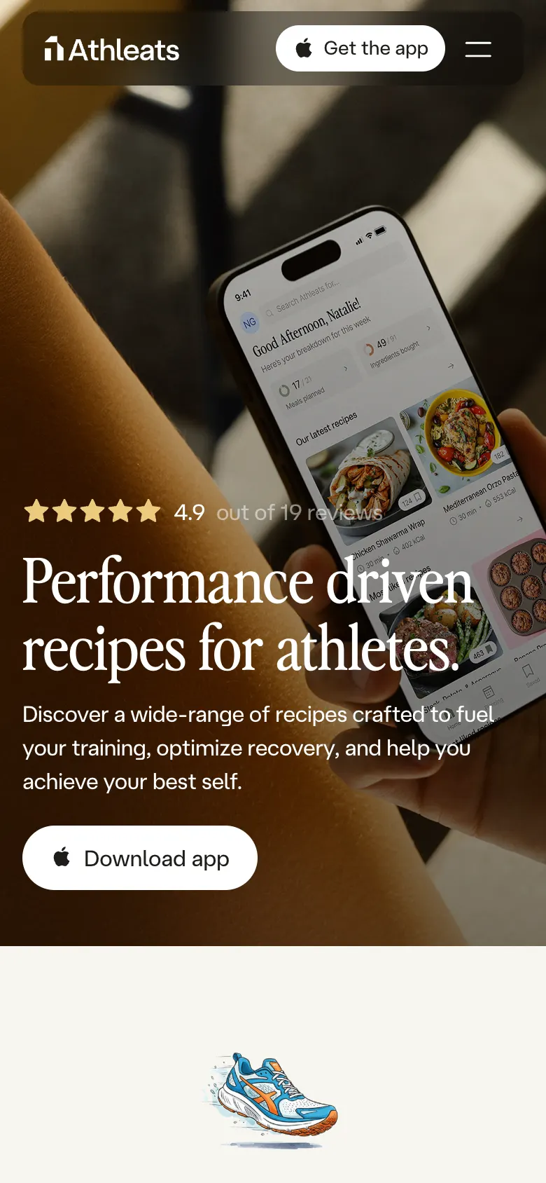 Athleats, phone capture